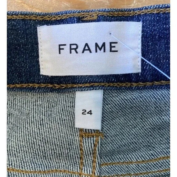 Frame Le High Straight Jeans Size 24 Women’s Blue - Picture 3 of 10